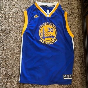 Adidas Golden State Warriors Blue Jersey
